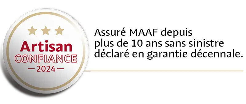 Logo Maaf assurance artisan confiance 2024